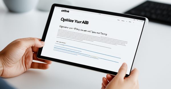 Optimiser votre site grâce à l'ab testing : guide essentiel